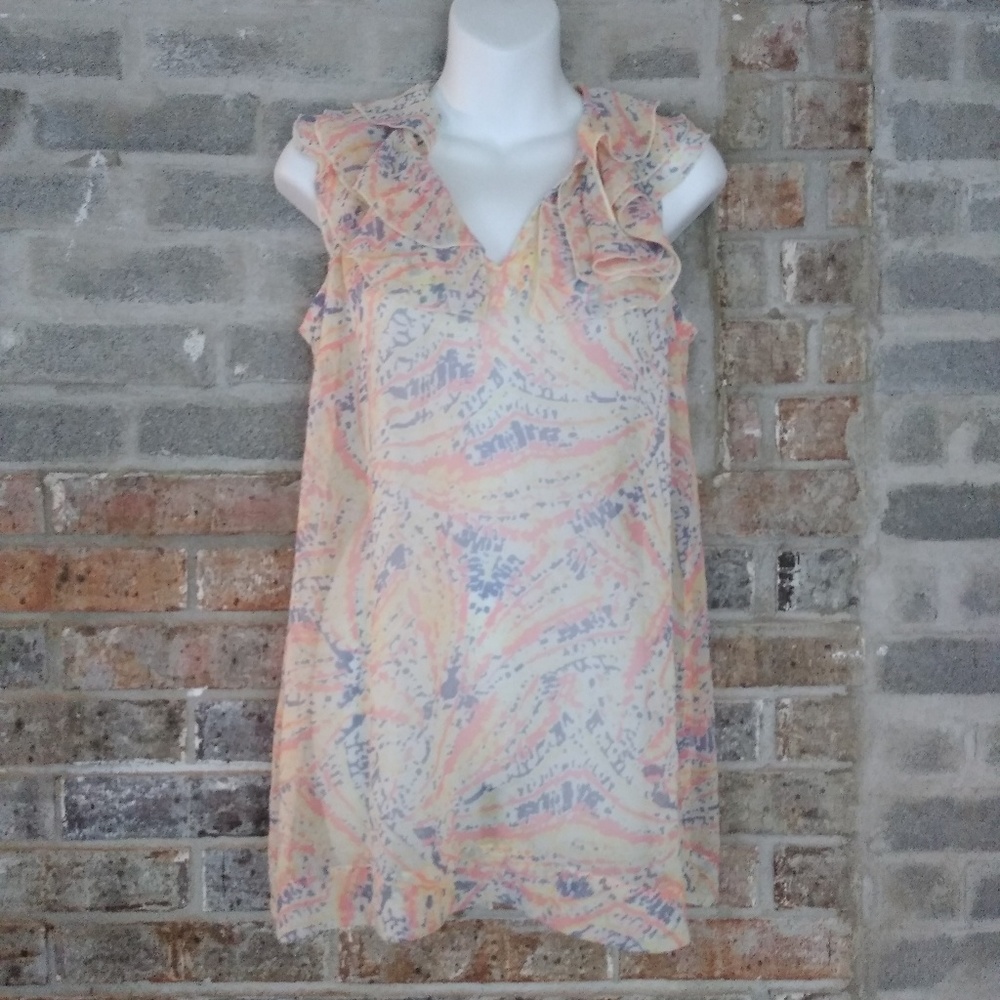 Cabi ruffle blouse
